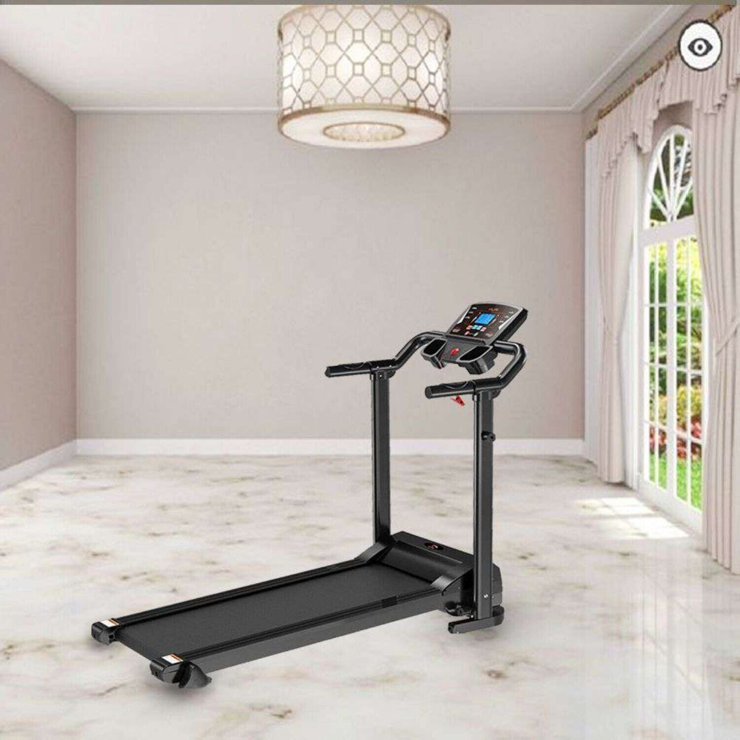 Electric Treadmill Motorized Foldable Running Machine Jogging UK 9% Incline