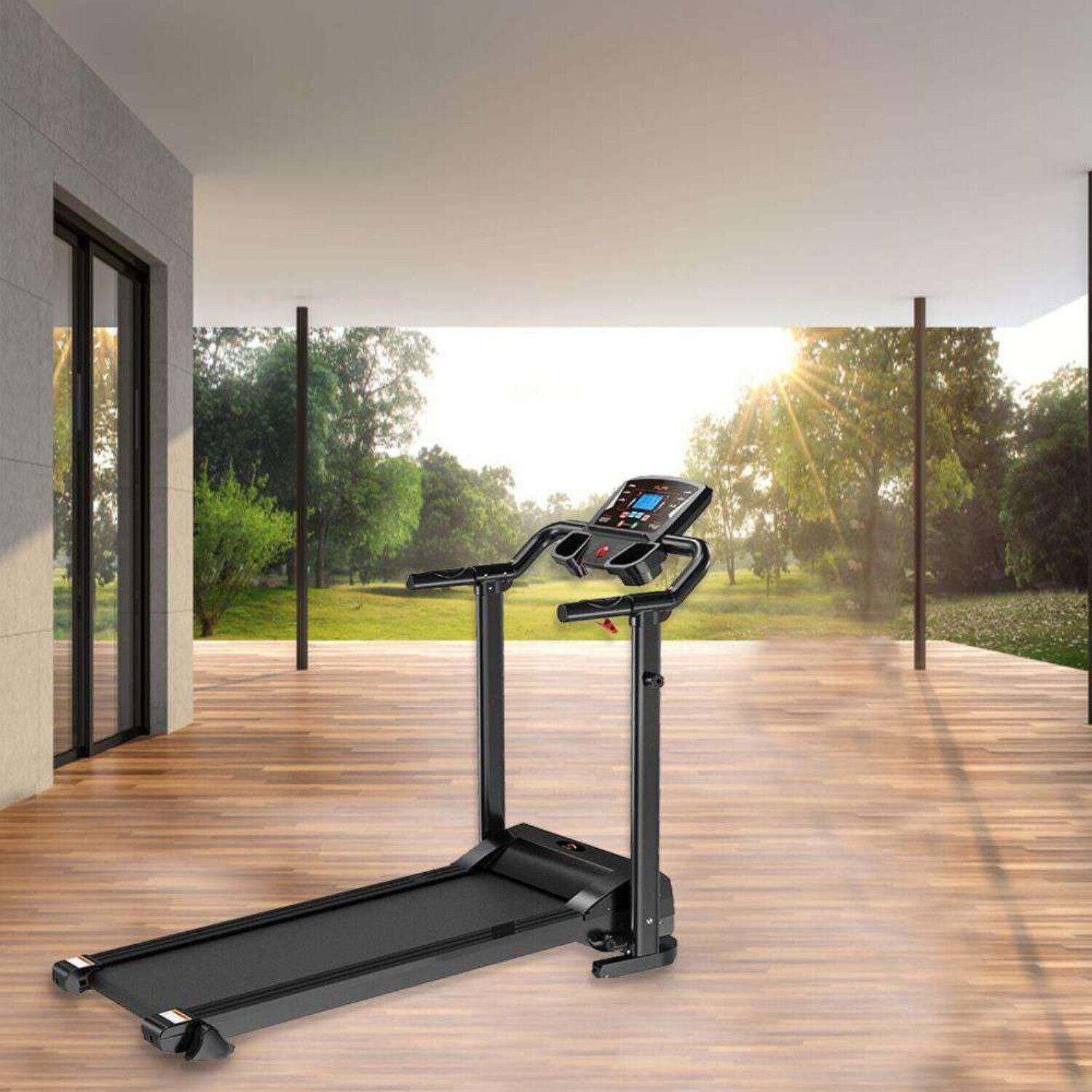 Electric Treadmill Motorized Foldable Running Machine Jogging UK 9% Incline