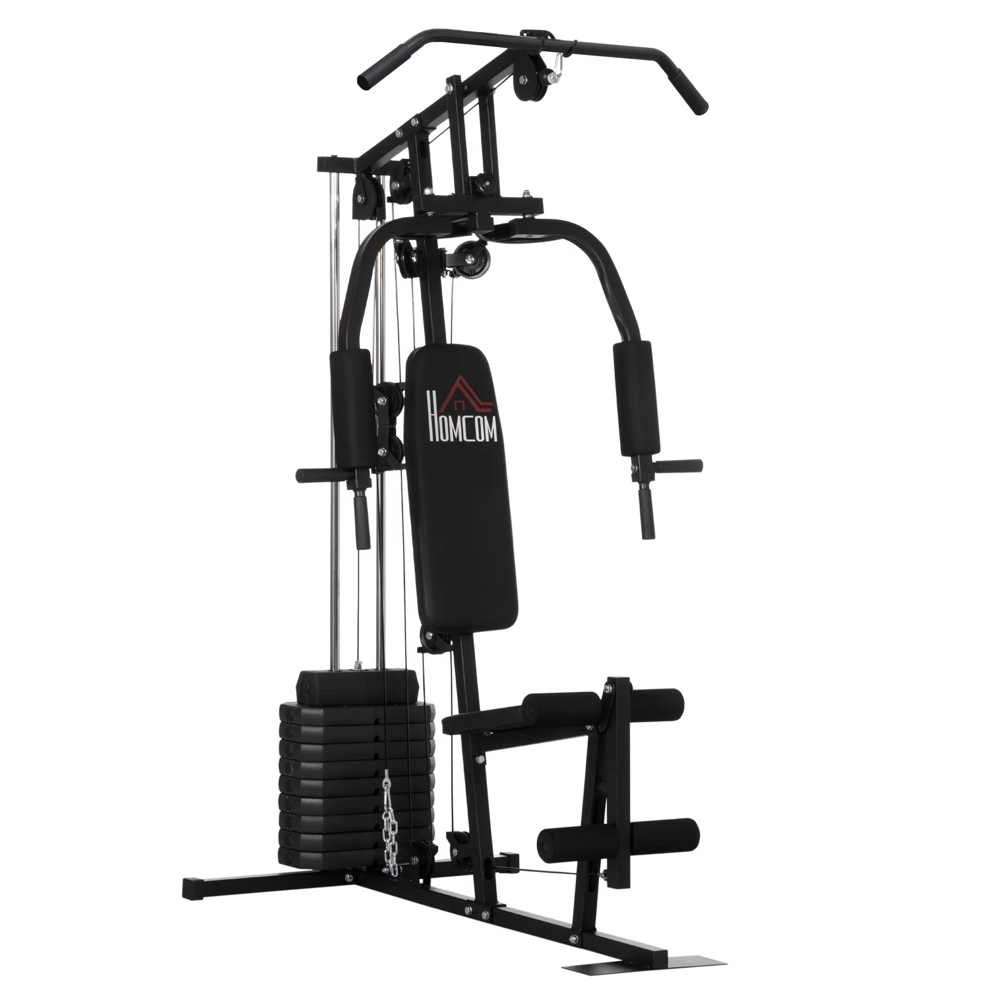 Multi Gym with Weights, Multifunction Home Gym Machine with 45Kg Weight Stack for Full Body Workout and Strength Training