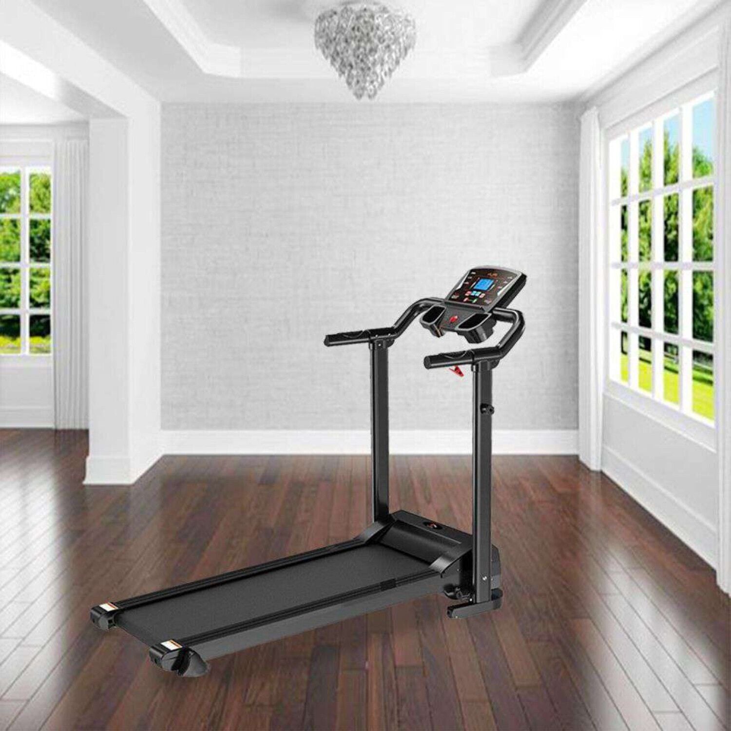 Electric Treadmill Motorized Foldable Running Machine Jogging UK 9% Incline