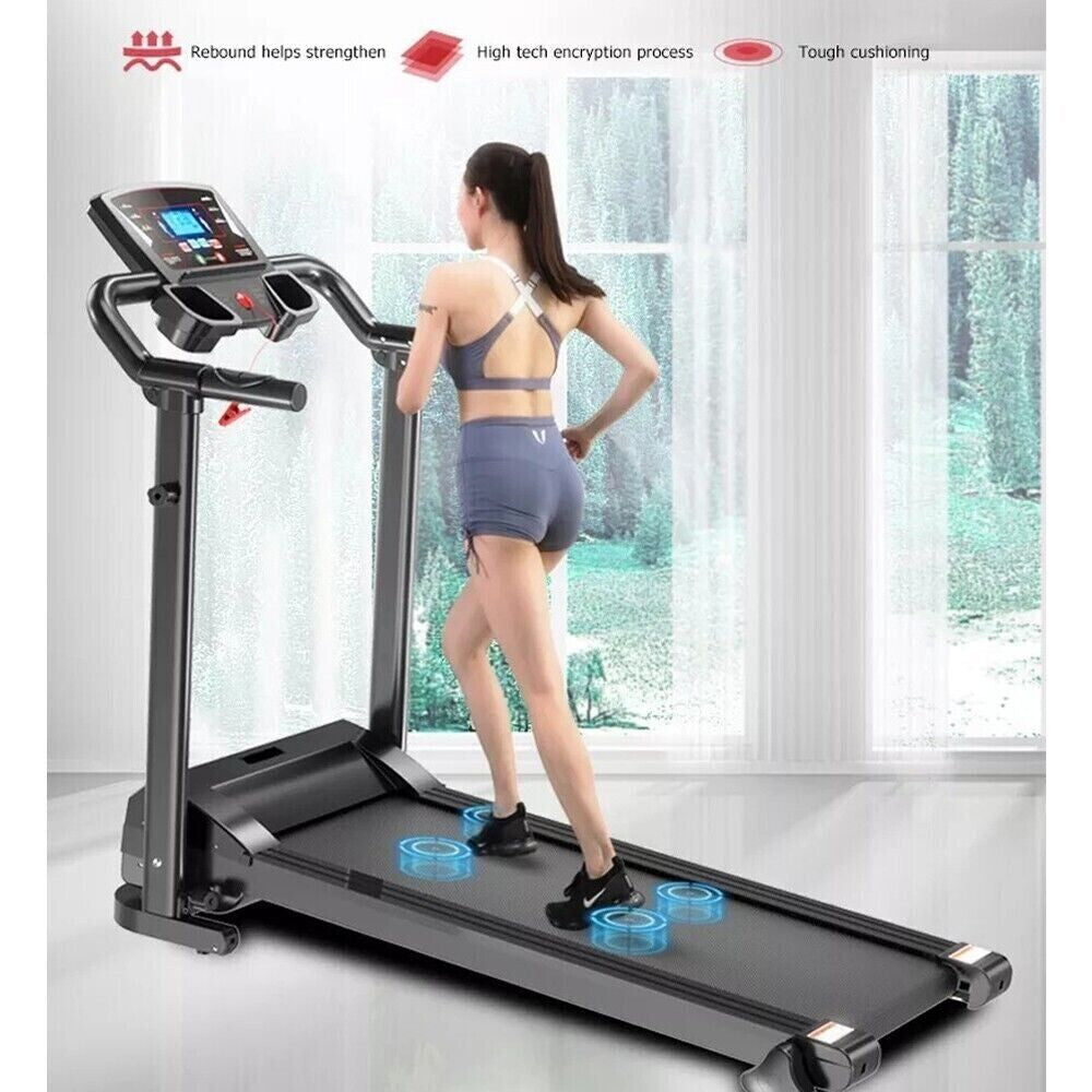 Electric Treadmill Motorized Foldable Running Machine Jogging UK 9% Incline