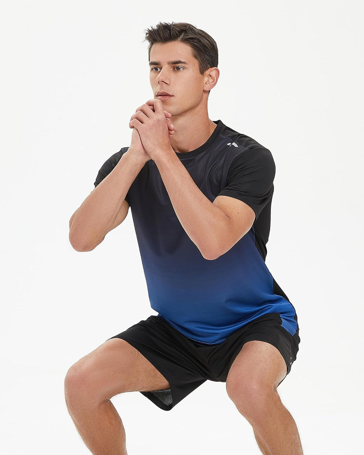 BOOMCOOL Gym Clothes for Men Workout Shirts Sets Outfits 3 Pack for Running Foot